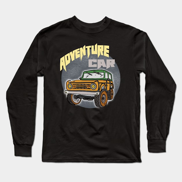 Adventure Car Long Sleeve T-Shirt by RiyanRizqi